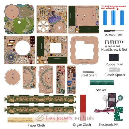 Puzzle 3D Carillon Parigi romantica T-TQ036 Tonecheer 9