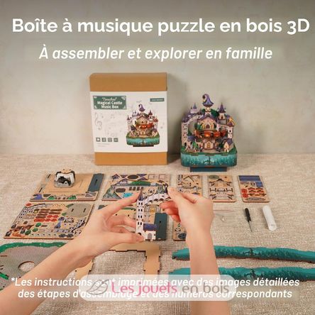 Puzzle 3D Carillon Castello magico T-TQ064 Tonecheer 5