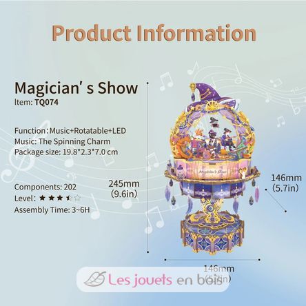 Puzzle 3D Carillon Spettacolo di mago T-TQ074 Tonecheer 5