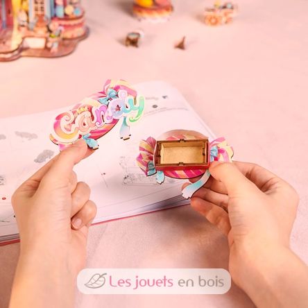 Puzzle 3D Laboratorio di caramelle T-TQ424 Tonecheer 3