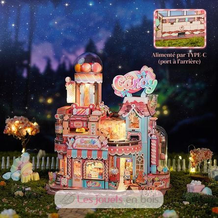 Puzzle 3D Laboratorio di caramelle T-TQ424 Tonecheer 7