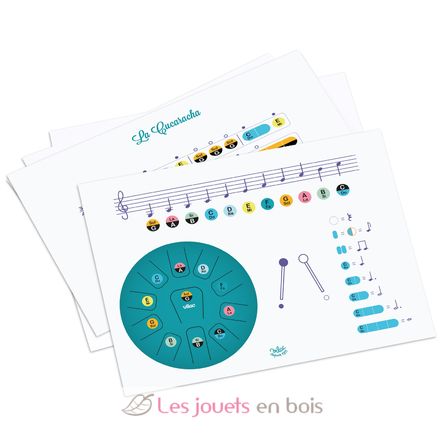 Tamburo a lingua a 11 note V8381 Vilac 2