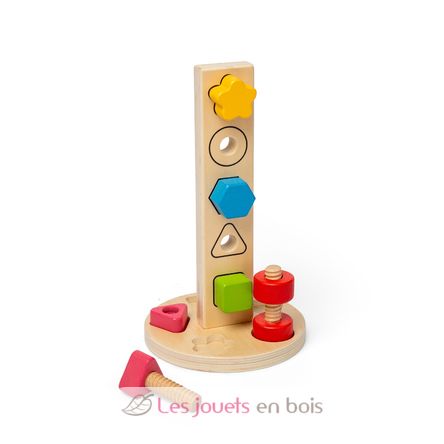 Torre di viti e dadi BJ37002 Bigjigs Toys 5