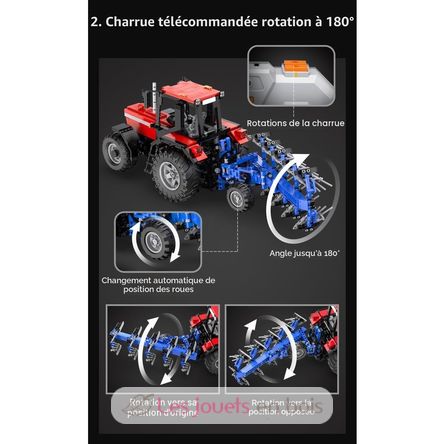 Trattore agricolo 1675 pezzi C61052W CaDA 7