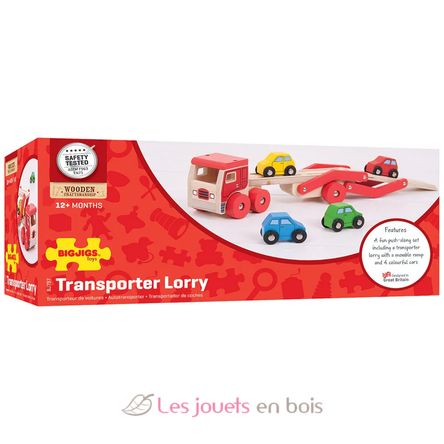 Camion da trasporto BJ797 Bigjigs Toys 8