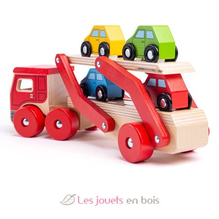 Camion da trasporto BJ797 Bigjigs Toys 4