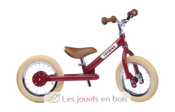 Trybike Draisienne acciaio rosso vintage TBS-2-VIN-RED Trybike 1