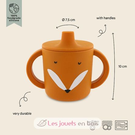 Tazza con beccuccio in silicone Mr Fox TX-96-423 Trixie 2