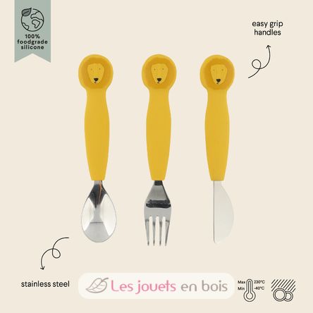 Set di posate in silicone Mr Lion TX-96-432 Trixie 2