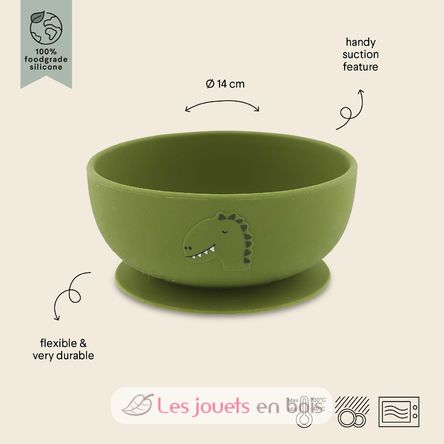 Ciotola in silicone con ventosa Mr Dino TX-96-440 Trixie 2