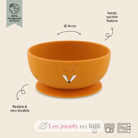 Ciotola in silicone con ventosa Mr Fox TX-96-446 Trixie 2