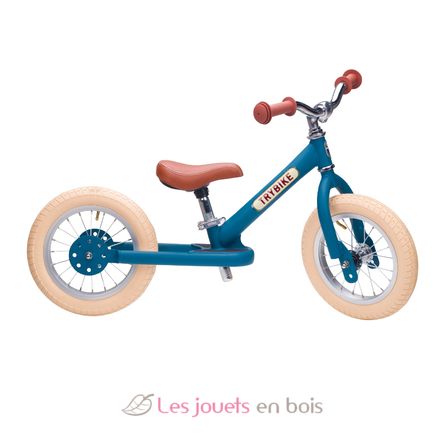 Bici senza pedali 2 in 1 blu opaco TBS-3-BLUM-VIN Trybike 5