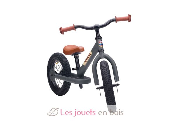 Bici senza pedali in acciaio grigio opaco TBS-2-ANTM Trybike 4