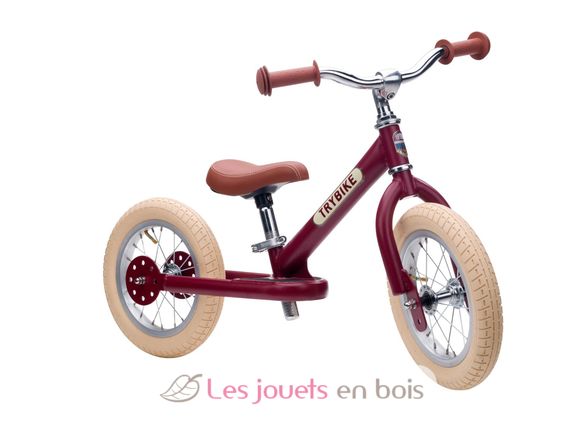 Bici senza pedali 2 in 1 rosso opaco TBS-3-REDM-VIN Trybike 6