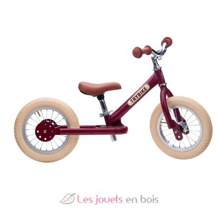 Bici senza pedali 2 in 1 rosso opaco TBS-3-REDM-VIN Trybike 5