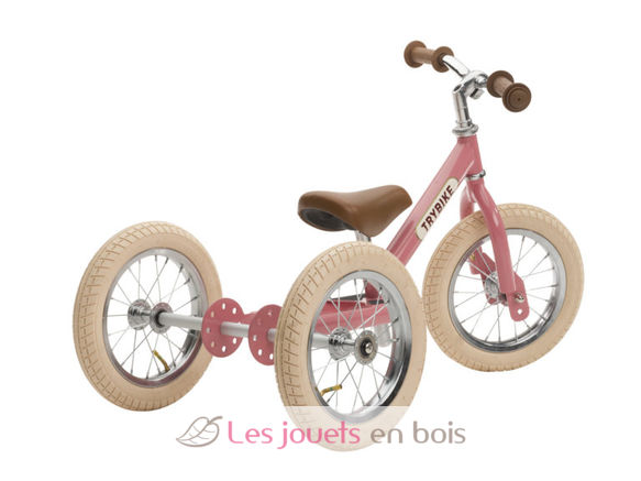 Trybike Draisienne 2 in 1 rosa TBS-3-VIN-PINK Trybike 2