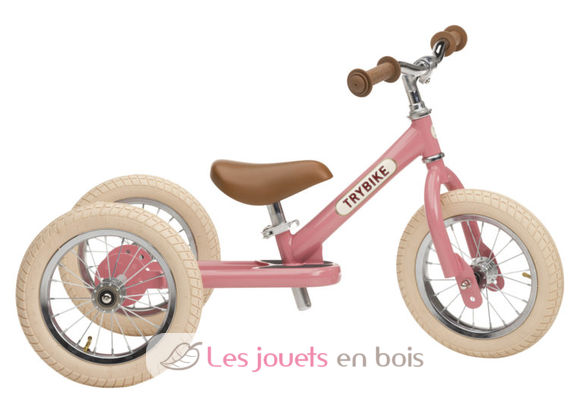 Trybike Draisienne 2 in 1 rosa TBS-3-VIN-PINK Trybike 3