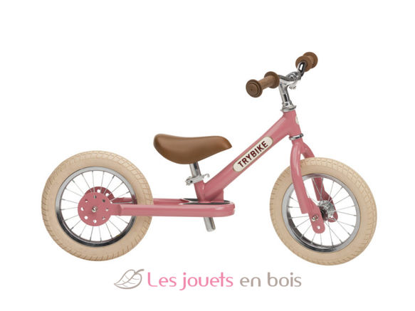 Trybike Draisienne 2 in 1 rosa TBS-3-VIN-PINK Trybike 4