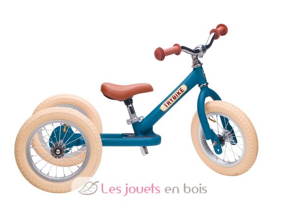 Bici senza pedali 2 in 1 blu opaco TBS-3-BLUM-VIN Trybike 3
