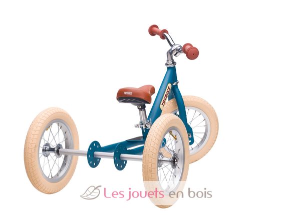 Bici senza pedali 2 in 1 blu opaco TBS-3-BLUM-VIN Trybike 4