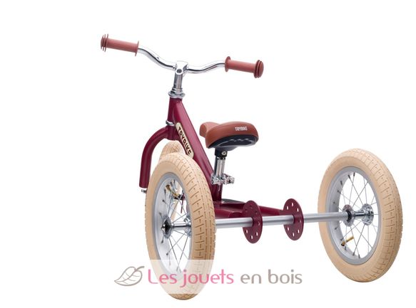 Bici senza pedali 2 in 1 rosso opaco TBS-3-REDM-VIN Trybike 4