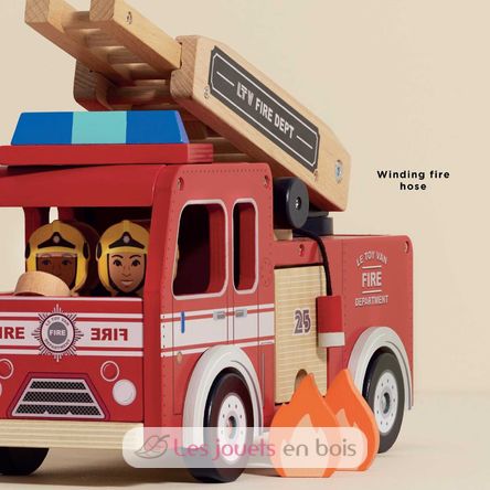 Camion dei pompieri in legno TV427 Le Toy Van 4