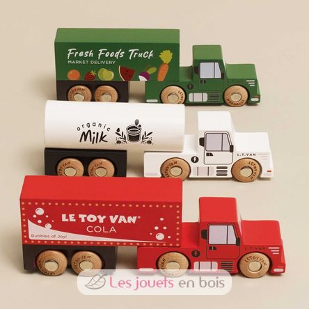 Set di camion e rimorchio in legno TV4400 Le Toy Van 4