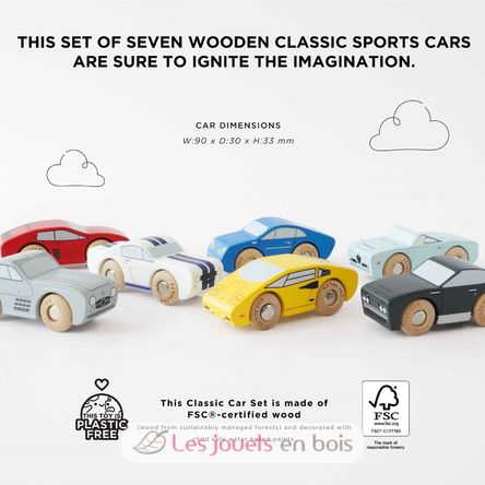 Auto sportive in legno TV445 Le Toy Van 3
