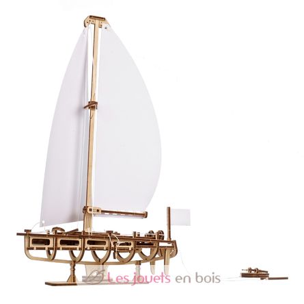 Yacht Ocean Beauty modello meccanico U-70193 Ugears 1