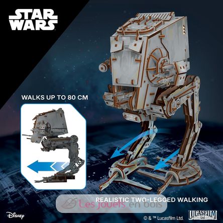 Star Wars AT-ST Walker modello meccanico U-70268 Ugears 4