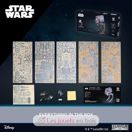 Star Wars AT-ST Walker modello meccanico U-70268 Ugears 5