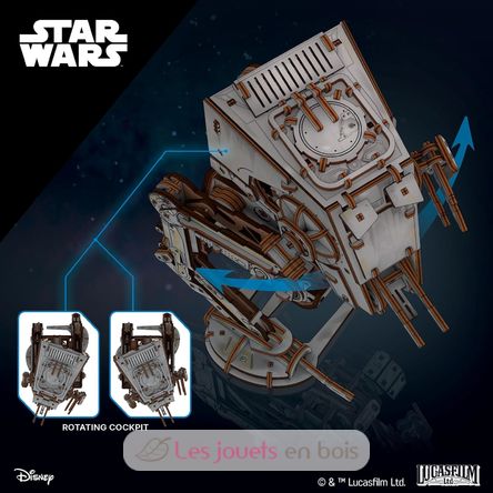 Star Wars AT-ST Walker modello meccanico U-70268 Ugears 7