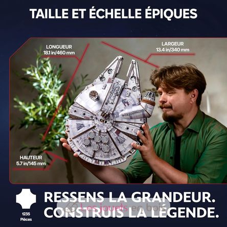 Millennium Falcon modello meccanico U-70271 Ugears 3