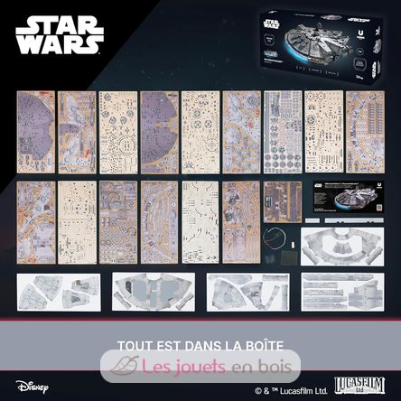 Millennium Falcon modello meccanico U-70271 Ugears 9