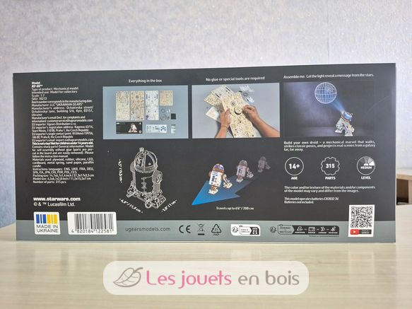 R2-D2 Star Wars modello meccanico U-70272 Ugears 9