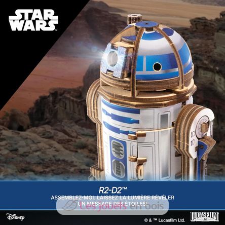 R2-D2 Star Wars modello meccanico U-70272 Ugears 6