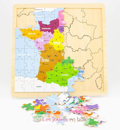 Mappa puzzle delle regioni della Francia UL-3971 Ulysse 2