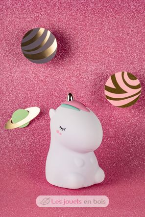Luce notturna Cosmo l'unicorno bianco L-UNIWHITER Little L 2