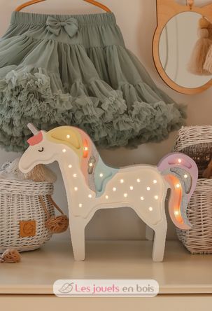 Luce notturna Unicorno Arcobaleno LL012-343 Little Lights 3