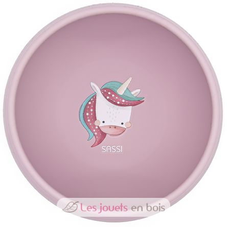Ciotola in silicone Sparkly l'unicorno SJ-SI0740 Sassi Junior 1