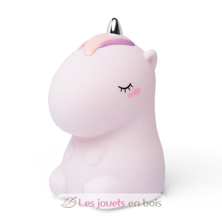 Luce notturna Cosmo l'unicorno glitter rosa LL-UNIPINKR Little L 1
