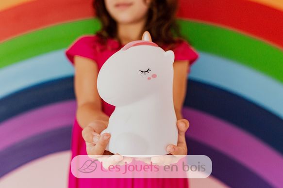 Luce notturna Cosmo l'unicorno bianco L-UNIWHITER Little L 3