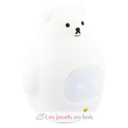 Luce notturna e sveglia Orso bianco UL8172 Ulysse 4