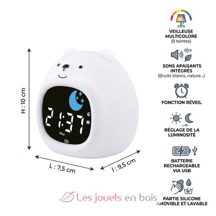 Luce notturna e sveglia Orso UL8159 Ulysse 4