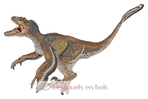 Statuetta di Velociraptor piumato PA55055 Papo 1