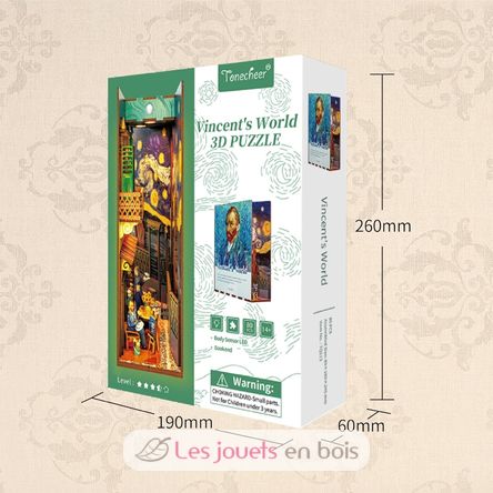 Book Nook Il mondo di Vincent T-TQ113 Tonecheer 3