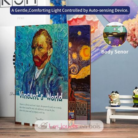 Book Nook Il mondo di Vincent T-TQ113 Tonecheer 6