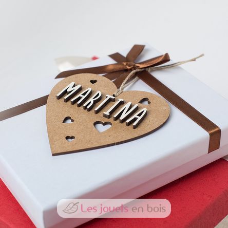 Decorazione di Natale - Cuore personalizzabile, legno VI-CR10 Vintiun 4