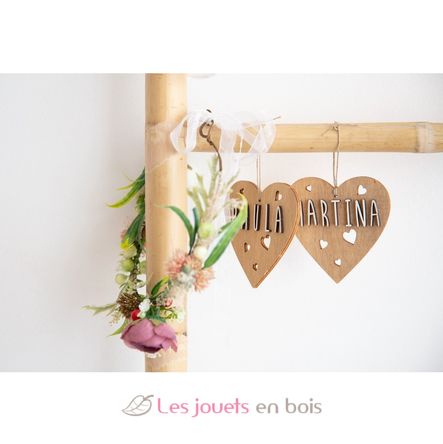 Decorazione di Natale - Cuore personalizzabile, legno VI-CR10 Vintiun 5