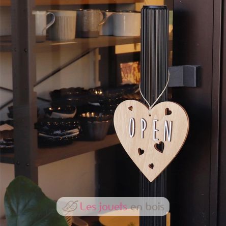 Decorazione di Natale - Cuore personalizzabile, legno VI-CR10 Vintiun 6